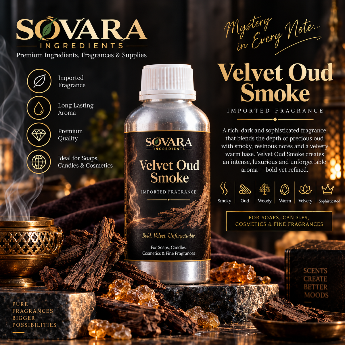 Velvet Oud Smoke — Imported Fragrance